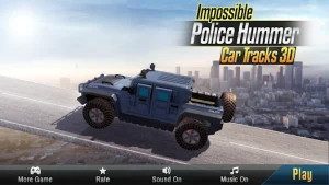 Impossible Police Hummer Car3D
