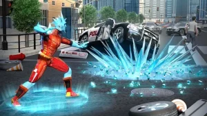 Snow Storm Superhero