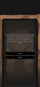 Eldrum: Untold, Text-Based RPG