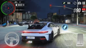 Car Driving Midnight Drifting
