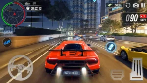Car Driving Midnight Drifting