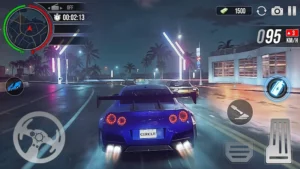 Car Driving Midnight Drifting