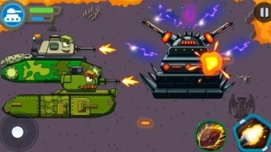 Tank battle: Tanks War 2D