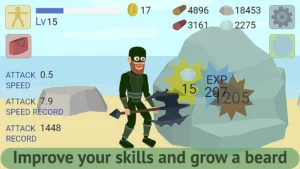 Mining Clicker: Axe and Hammer