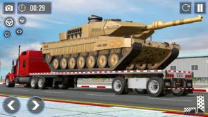 22 wheeler Cargo Truck Game 3D