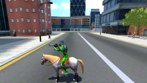 اسکرین شات بازی Rope Frog Ninja Hero Car Vegas - تصویر 4