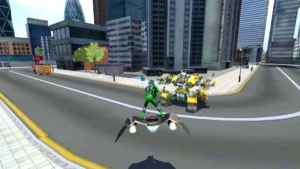 اسکرین شات بازی Rope Frog Ninja Hero Car Vegas - تصویر 2