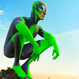 دانلود بازی Rope Frog Ninja Hero Car Vegas