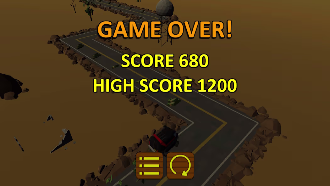 Highway Getaway ZigZag Blocky Car