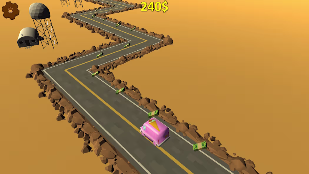 Highway Getaway ZigZag Blocky Car