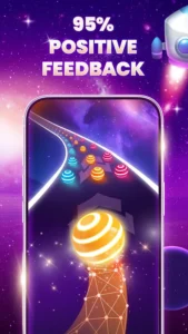 Dancing Road Color Balls Match