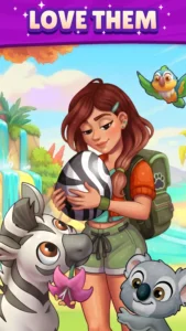 Paradise Paws: Merge Animals