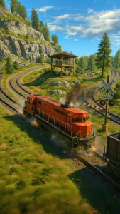 Train Ramp Jumping