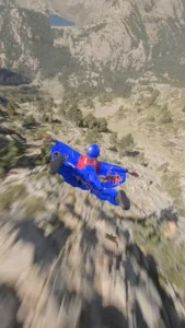 Base Jump Wing Suit Flying