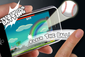 Flick Home Run! baseball game