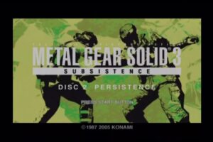 Metal Gear Solid 3: Subsistence
