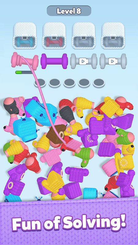 Triple Yarn Match - Puzzle 3D