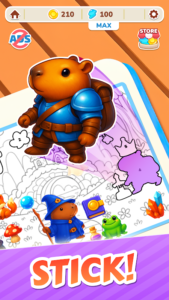 Capybara Puzzle: Sticker Merge