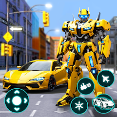 دانلود بازی Robot Car Transform Fight Game