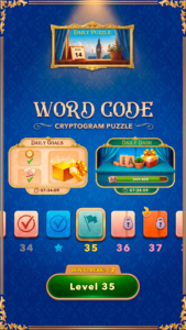 Word Code - Cryptogram Puzzle
