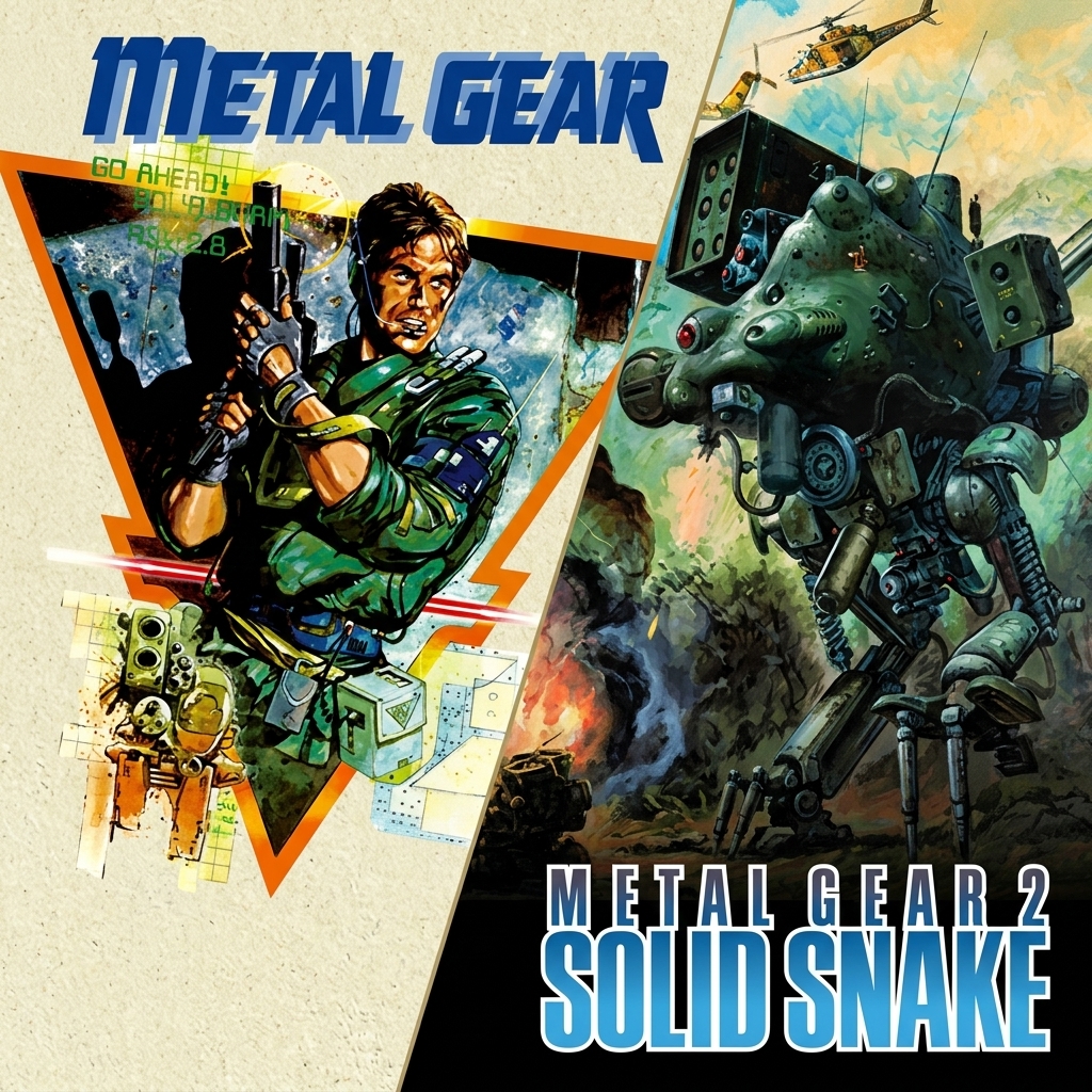 دانلود بازی METAL GEAR & METAL GEAR 2: Solid Snake