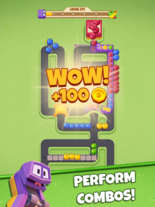 Snacky Dash: Food Maze Puzzle