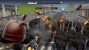 Fire Zone: Flame Gun Shooting