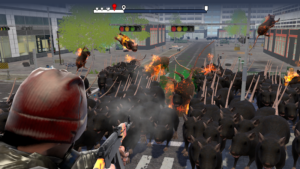 Fire Zone: Flame Gun Shooting